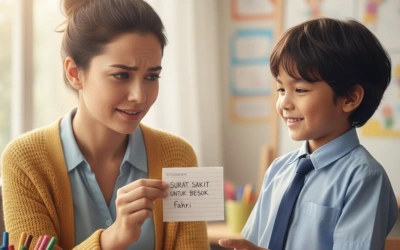 Viral! Murid Generasi Alpha Kasih Surat Sakit untuk Besok, Bikin Guru dan Netizen Ngakak